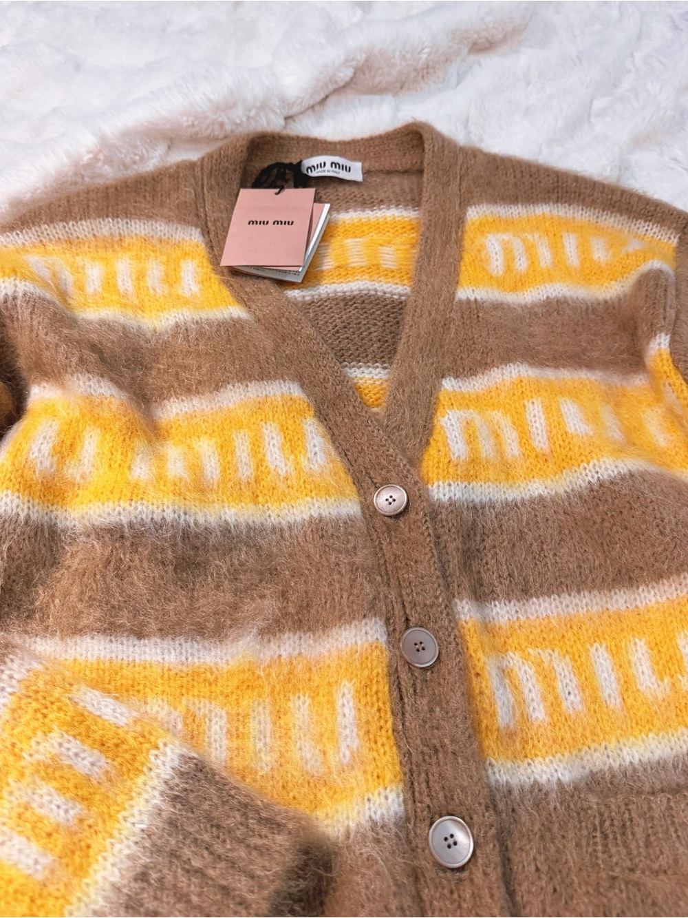 Miu Miu mohair-blend cardigan - Picture 6 of 13